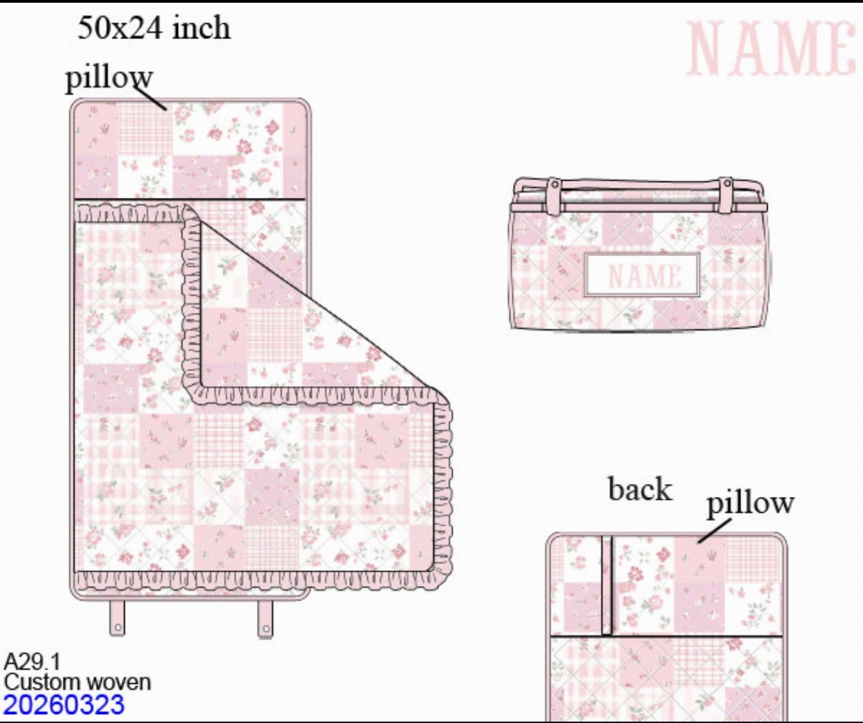 Patchwork Nap Mat - ETA October