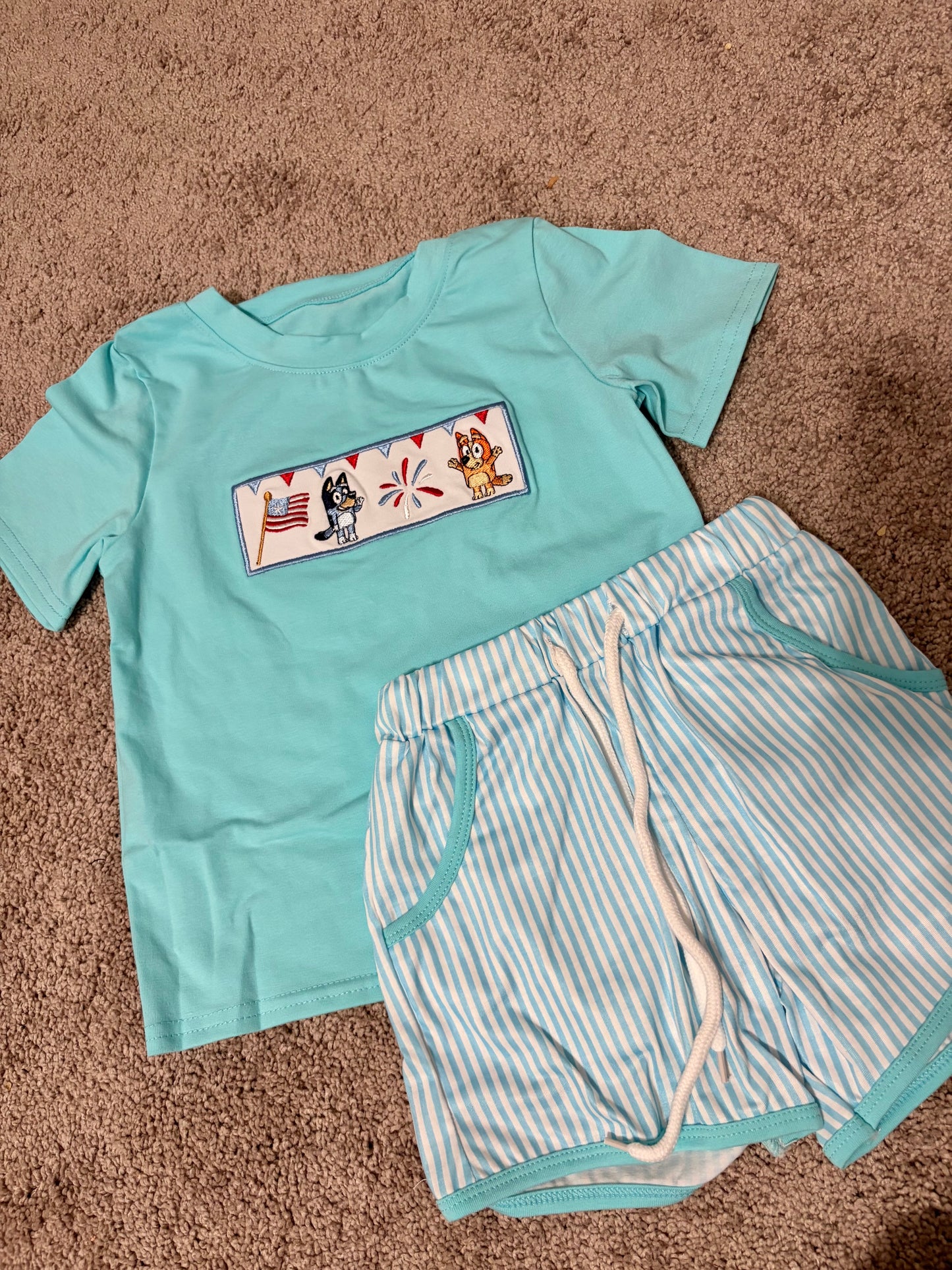 Patriotic Bluey Set
