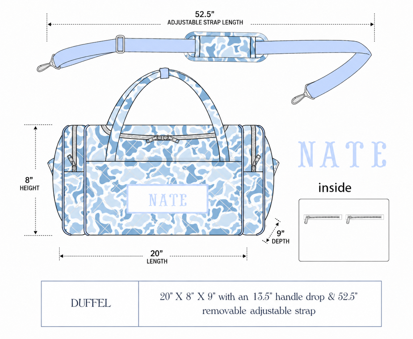 Camo Duffle - ETA October