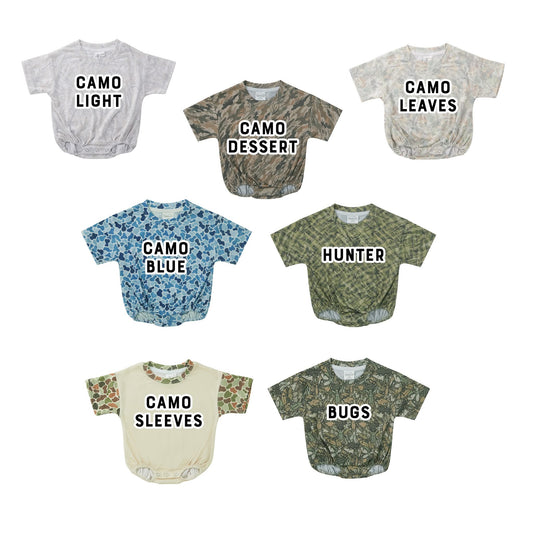 Camo Bubble Rompers
