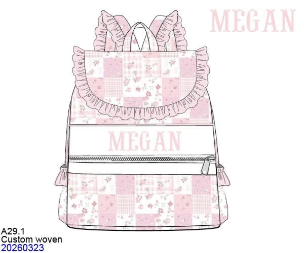 Patchwork Backpack - ETA October