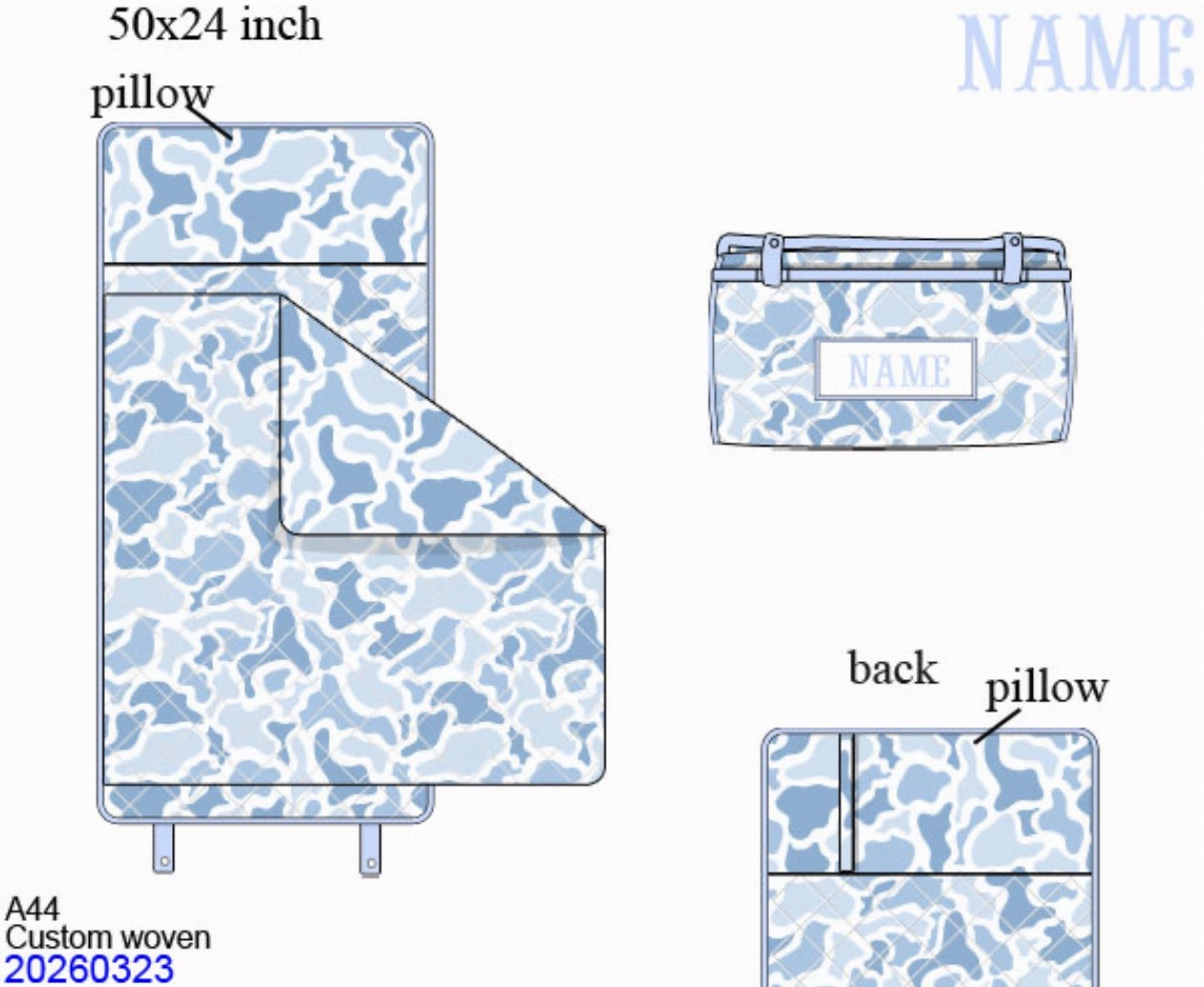 Camo Nap Mat - ETA October