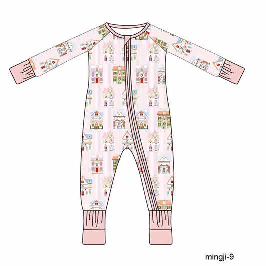 Pink Noel Lane Bamboo Zippy