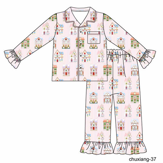 Pink Noel Lane Adult Bamboo Set