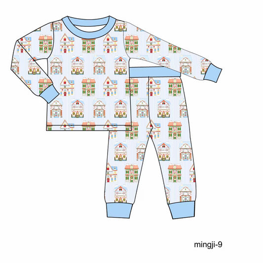 Blue Noel Lane Bamboo Set