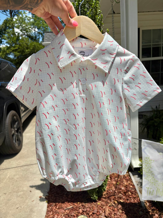 Mouse Baseball Polo Bubble