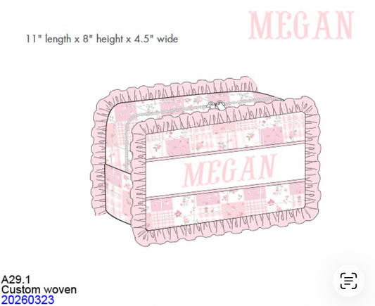 Patchwork Cosmetic Bag - ETA October