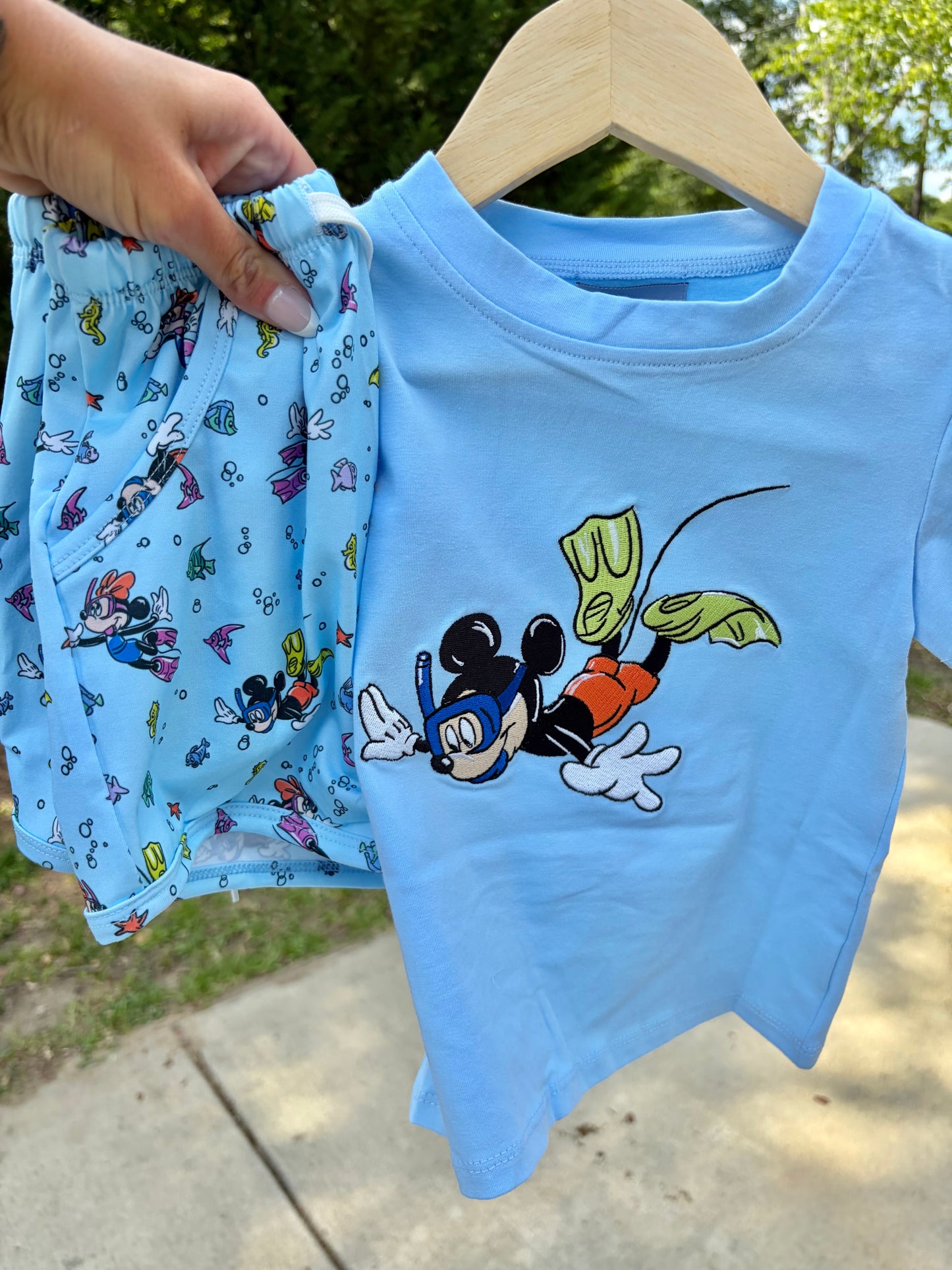 Scuba Mouse Short Set