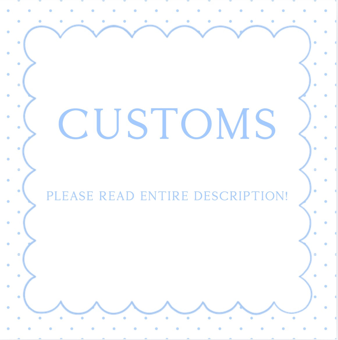 Customs